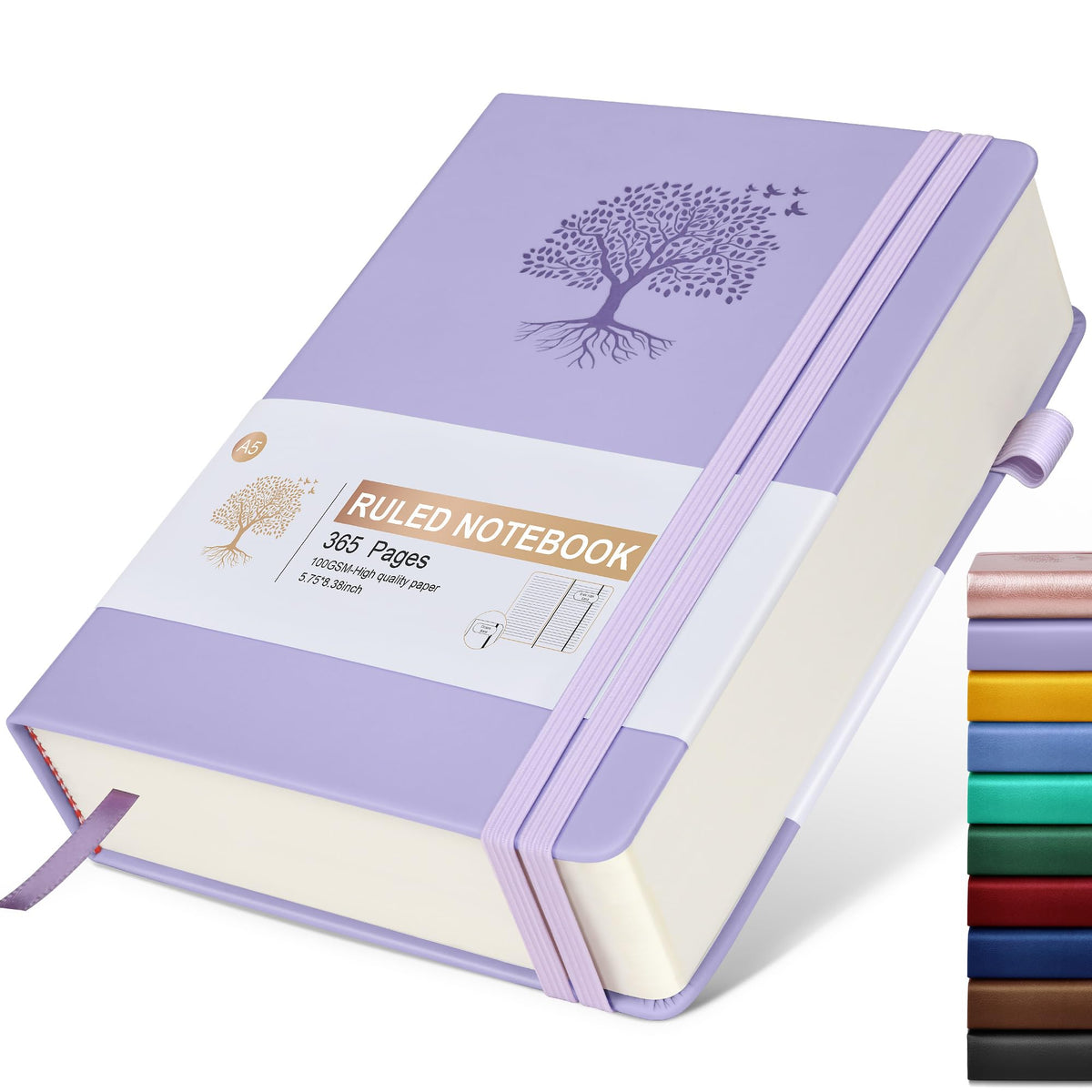 Ansopu Graph Paper Notebook Journal, 360 Numbered Pages Grid Notebooks