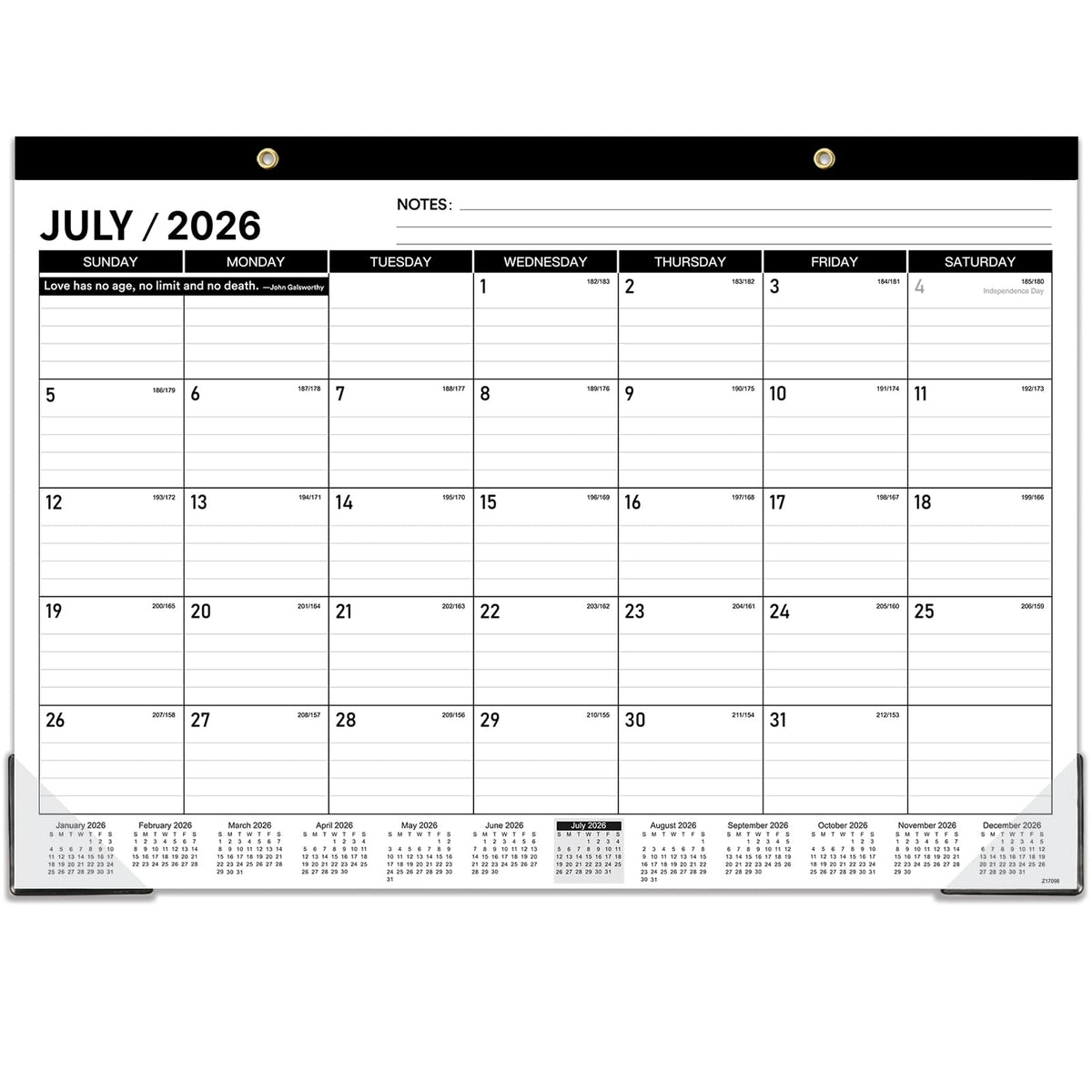 2027 Desk Calendar - Dad Funny Calendar 2027, Funny Calendar with 360+ Daily Jokes