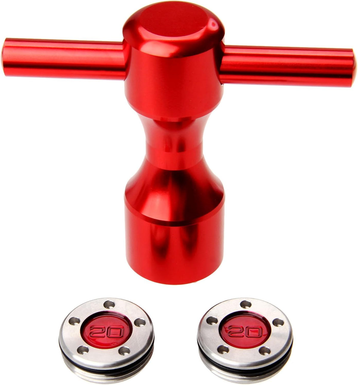 2Pcs Golf Custom Weights Wrench Tool Kit, Golf Weight Screw 5-Prong Wrench