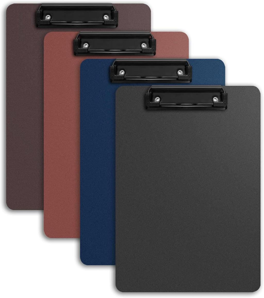 Ysenchan Clipboards (Set of 4), Colorful Clip Boards with Metal Clip