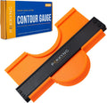 Contour Gauge Tool With Lock (10 Inches) - Contour Ruler Marking Tool - Super Gauge Shape