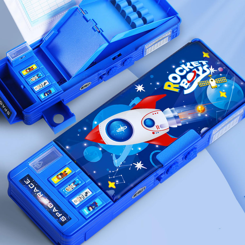 Pop up Multifunction Pencil Case for Kids Astronaut Spacesuit Pen Box Bag Pencil Holder
