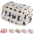 Cute Kawaii Pencil Case Pouch Cartoon Pen Box Holder Organizer for Office Workspace