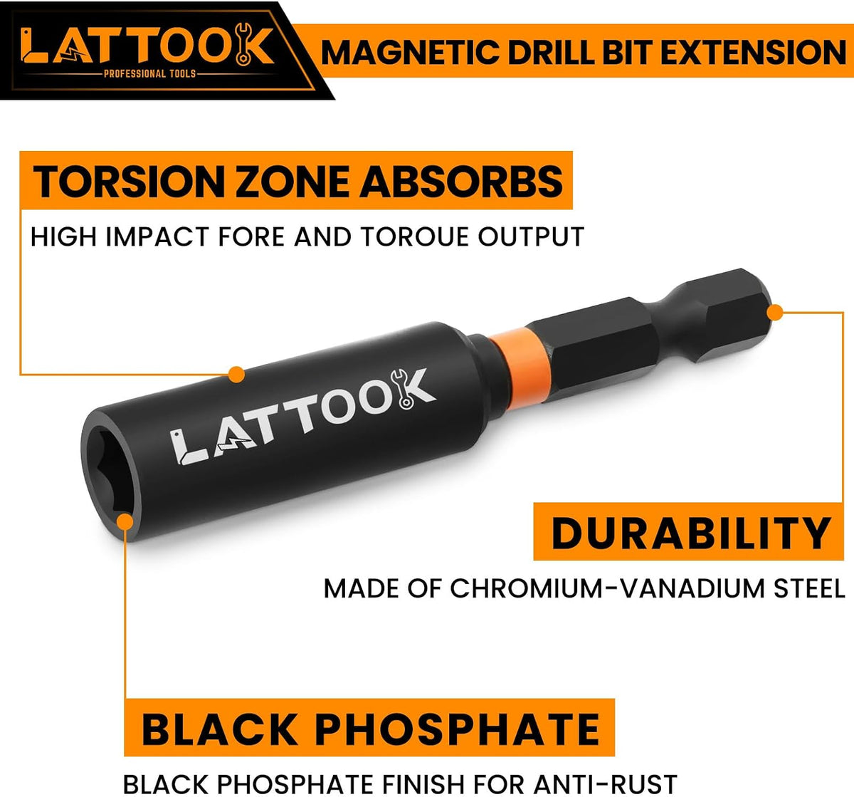 1/4'' Magnetic Drill Extension Bit Holder