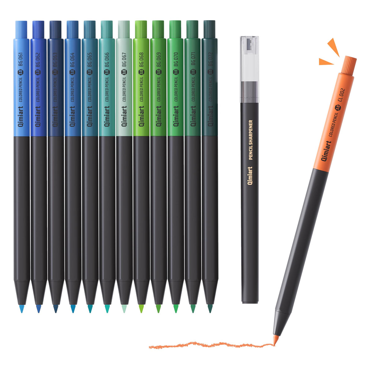 3.0mm Mechanical Colored Pencils Set, Pack of 12 (Metallic Color)
