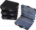 Hlotmeky Small Tackle Box Organizer 4 Pack Mini Tackle Boxes Plastic Fishing Organizer