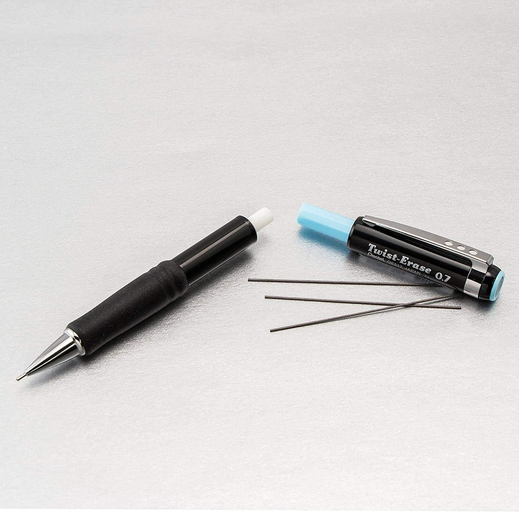 Pentel Mechanical Pencil 0.7 mm Twist Erase III, Twist Up Eraser