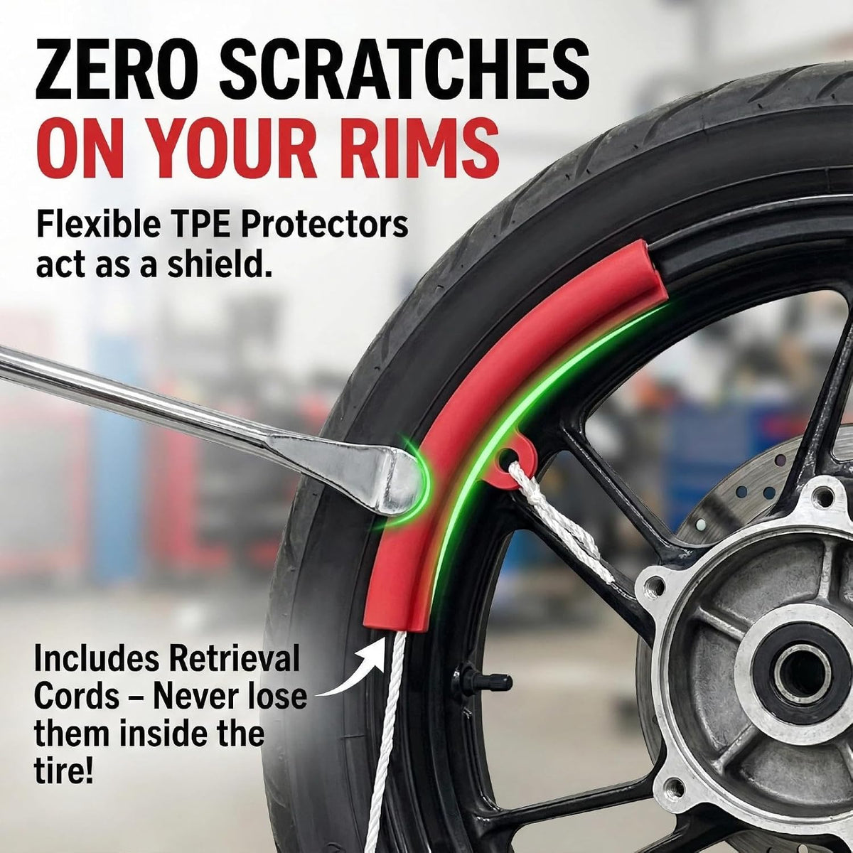 14.5" Tire Irons Kit with Rim Protectors