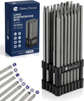 Bates- Long Screwdriver Bits, 6 Inch, 32 pcs, 1/4" Shank, S2 Steel