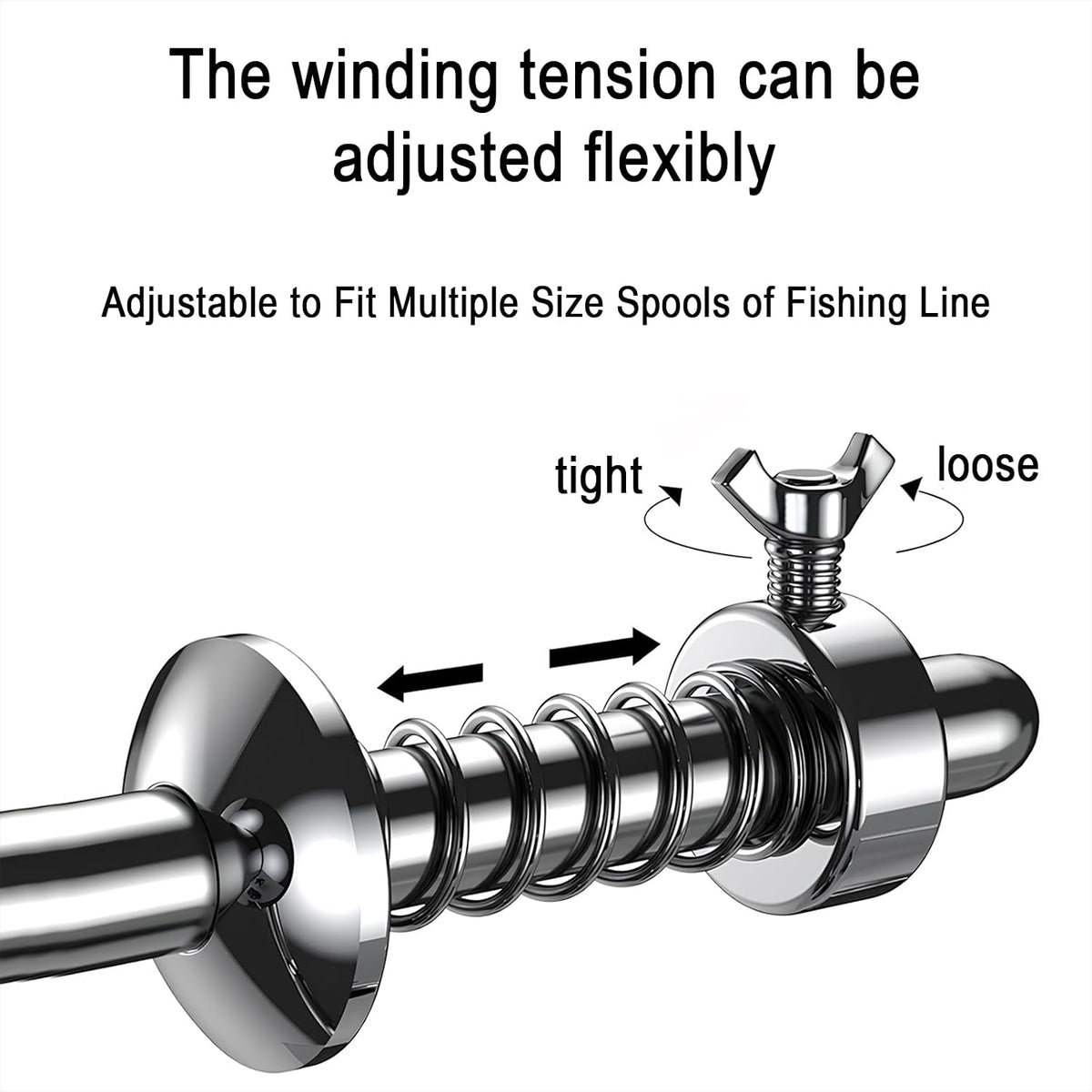 Fishing Line Spooler, Portable Reel Spooling Station for Spinning & Baitcasting Reels