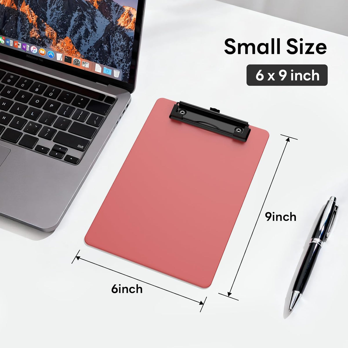 6 Pack Colorful Small Clipboard, A5 Mini Clip Board