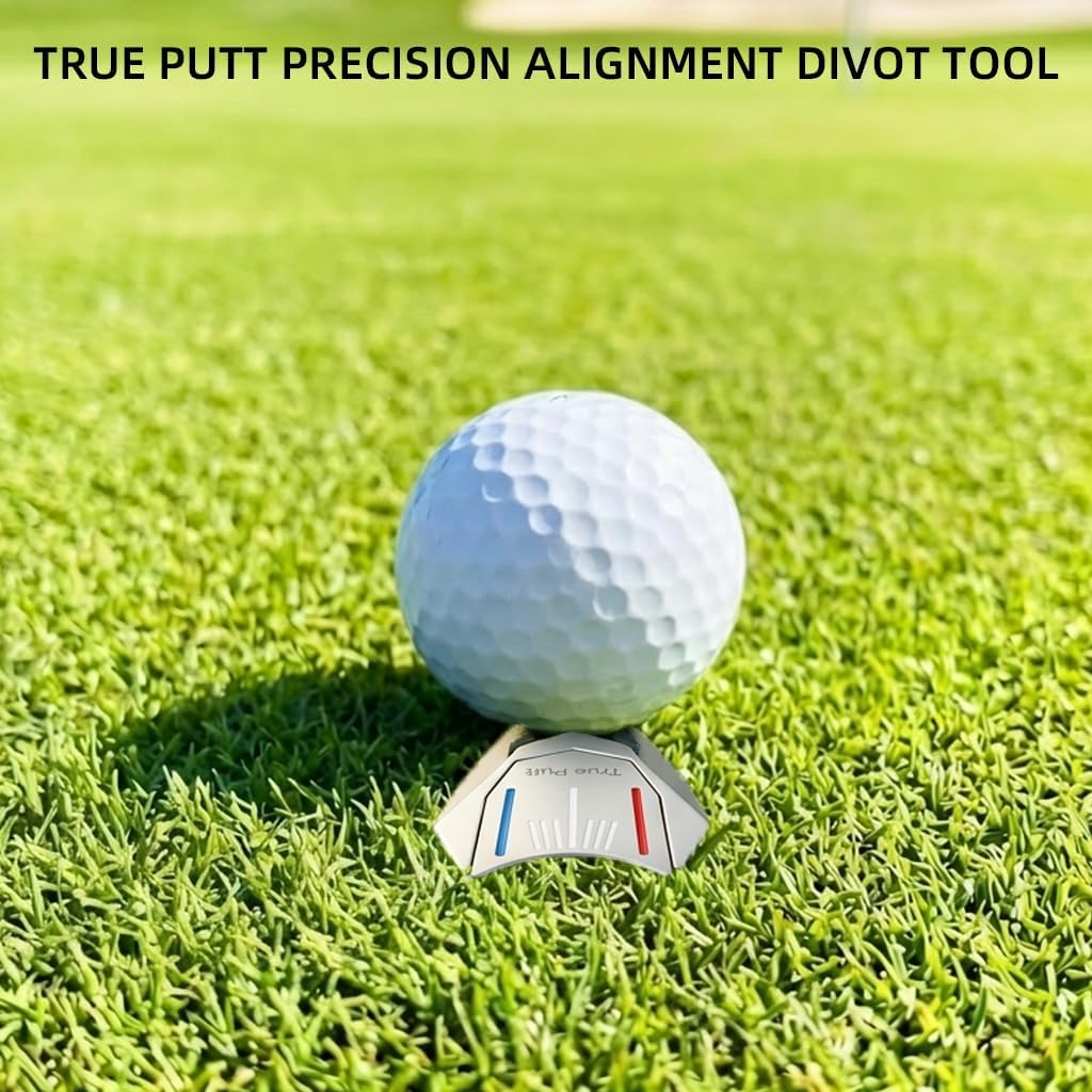 2-Pack Golf Divot Repair Tool with Ball Marker and Magnetic Hat Clip