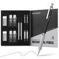 STAGEEK 0.5mm & 0.7mm Mechanical Pencil Set, 2 Erasers and 240 HB Refills