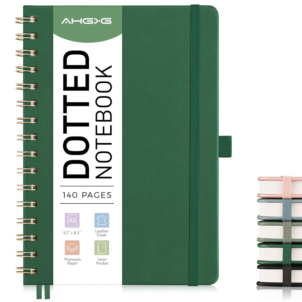 AHGXG Graph Paper Notebook, 140 Pages, B5 (7.6" x 10")