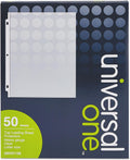 Universal 21128 Top-Load Poly Sheet Protectors, Heavy Gauge, Clear, 50/Pack
