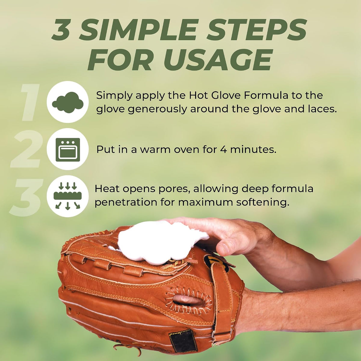 Hot Glove Heat Treatment Instant Glove Break-In for Baseball and Softball Gloves - the
