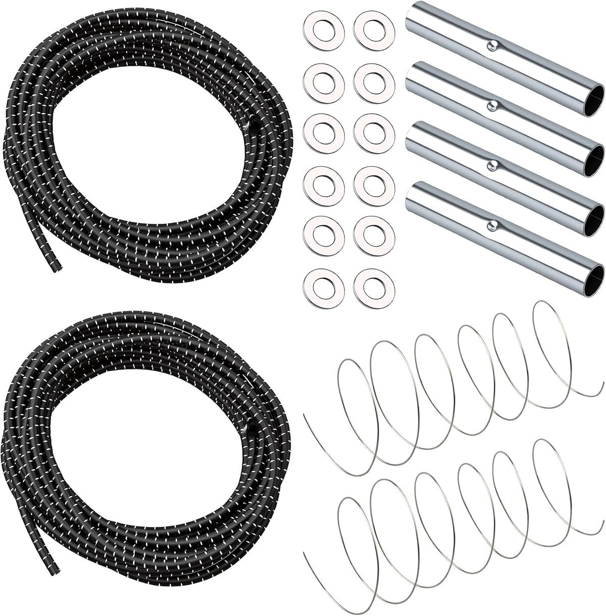 2 Set Tent Pole Repair Kit, Universal Nylon Tent Poles Replacement Kit