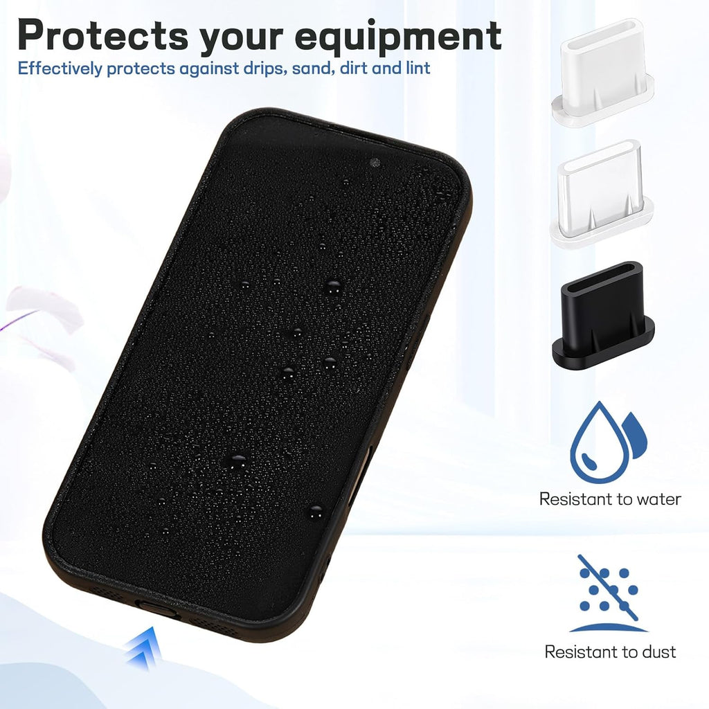 USB C Dust Plug, 15 Pcs Silicone Charger Protector USB C Plug Cover USB C Port Cover