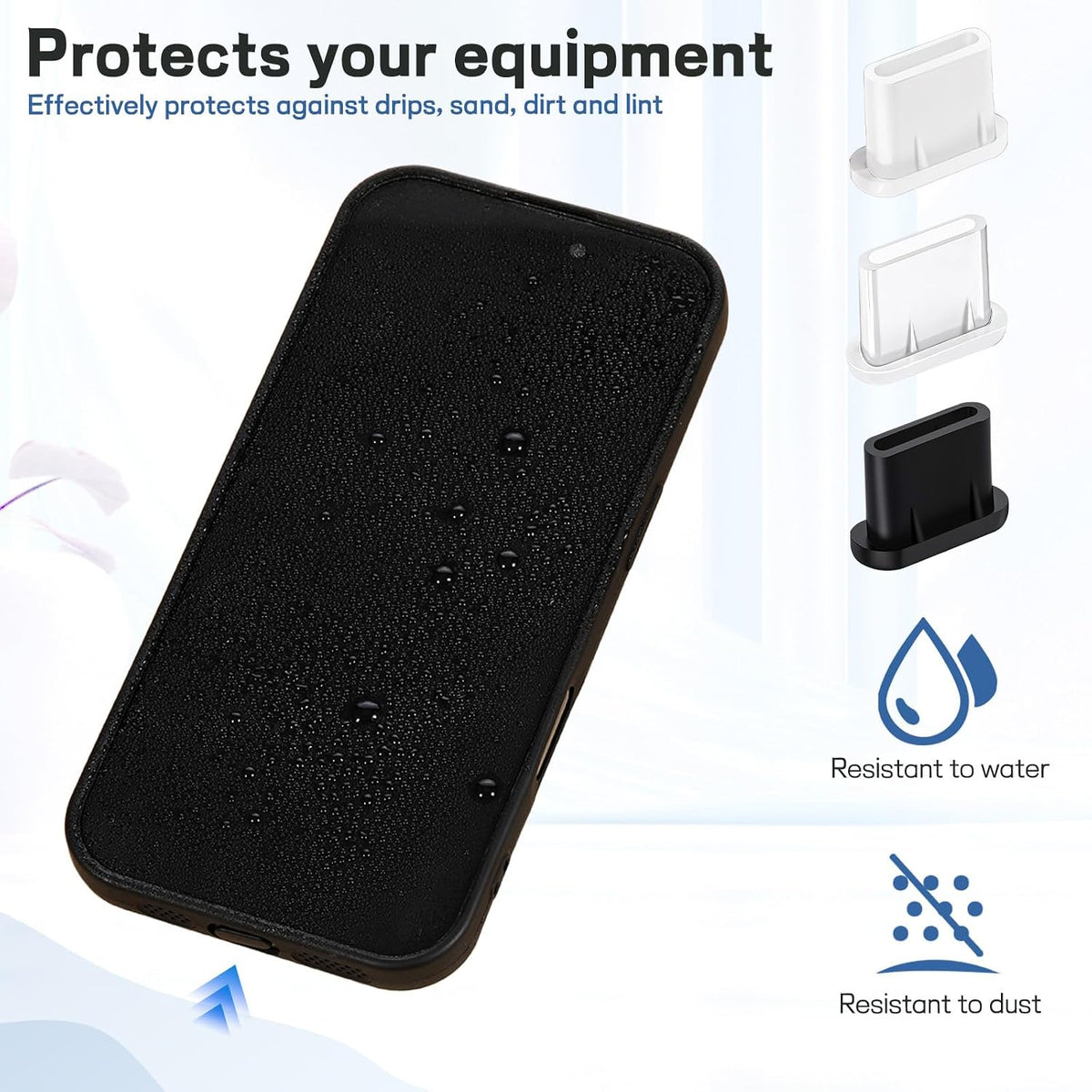 USB C Dust Plug, 15 Pcs Silicone Charger Protector USB C Plug Cover USB C Port Cover