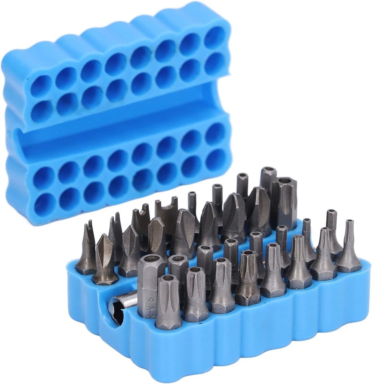 Tangxi 33Pcs Security Bit Set 1/4in Hex | Screwdriver Bit Kit for Maintenance Repair