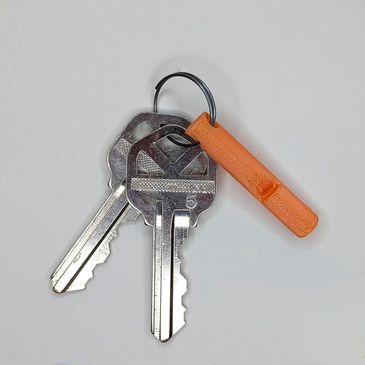 100-Pack 3D Printed Emergency Survival Whistles - 120dB Pealess Safety Whistle with