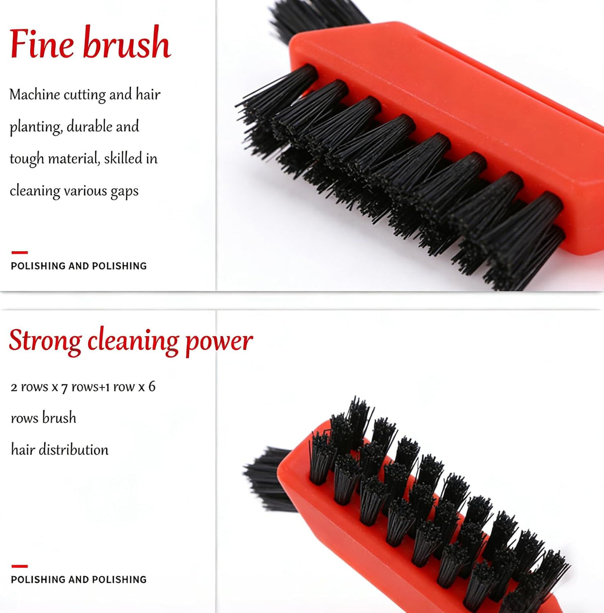 6 Pack Non Scratch Nylon Cleaning Brushes for Delicate Surfaces Daily Use