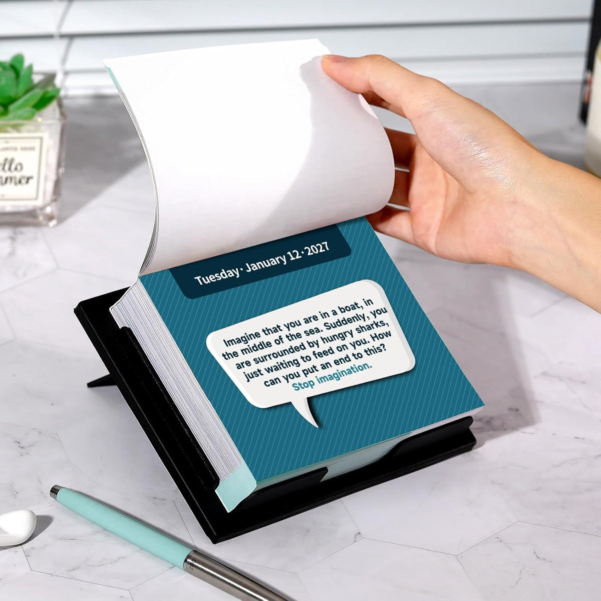 2027 Desk Calendar - Dad Funny Calendar 2027, Funny Calendar with 360+ Daily Jokes