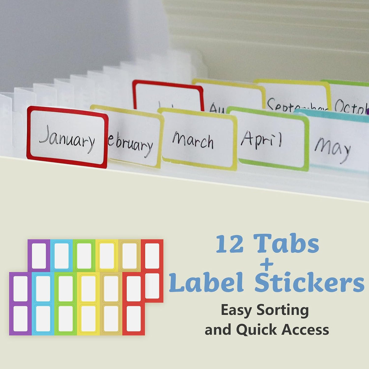 2 Pack 4x6 Inch Index Card Holder Box Organizer Case with Dividers