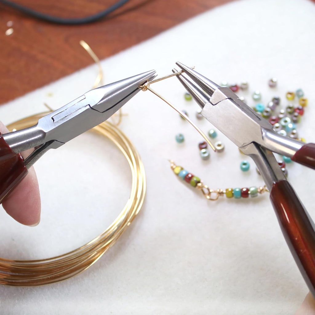 The Beadsmith Round Nose Pliers – 6-Inches (152 mm) Jewelry-Making Tool w/Polished Steel