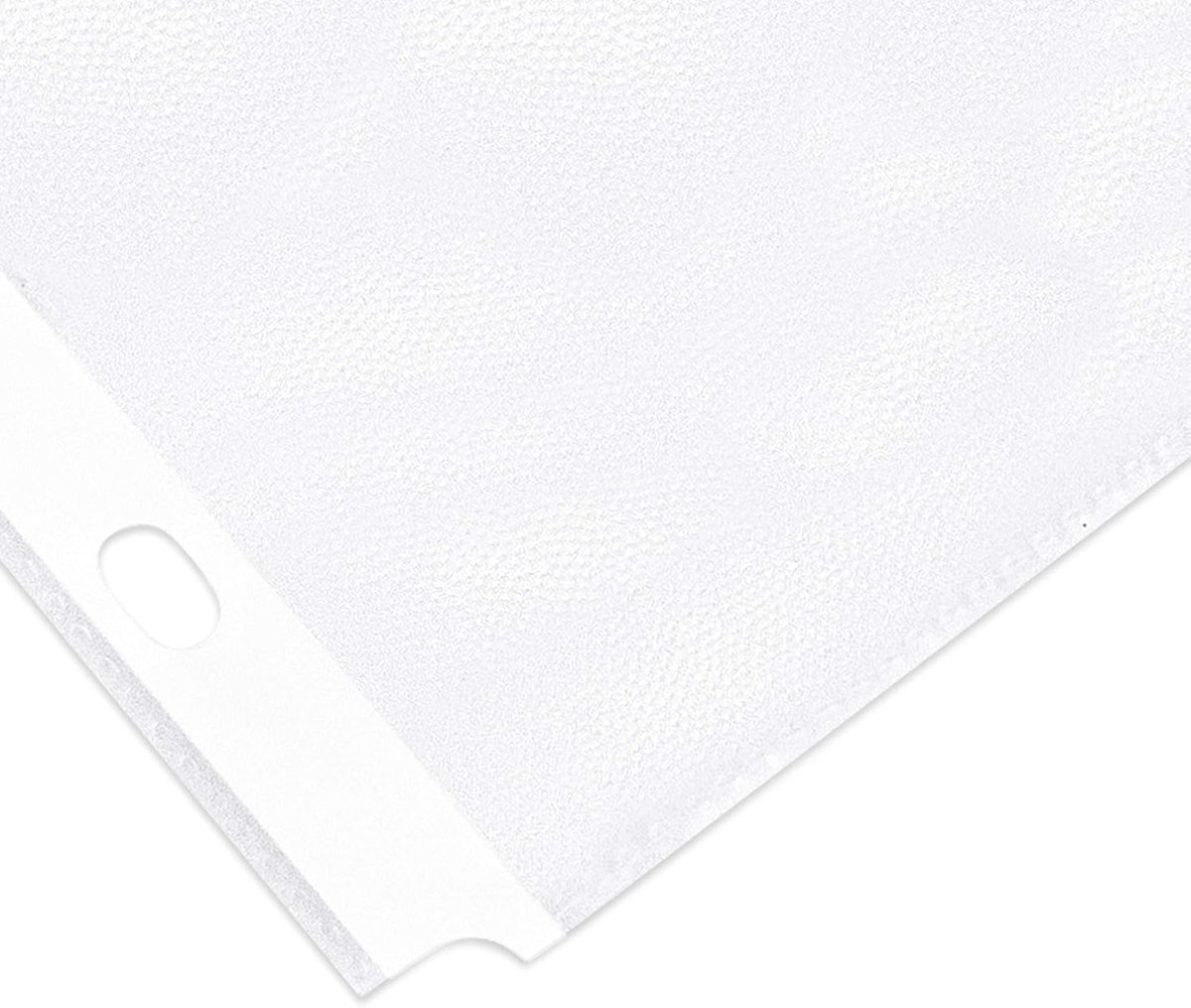 Amazon Basics Durable Clear Sheet Protectors for 3 Ring Binder, 8.5 in x 11 in, 3 holes