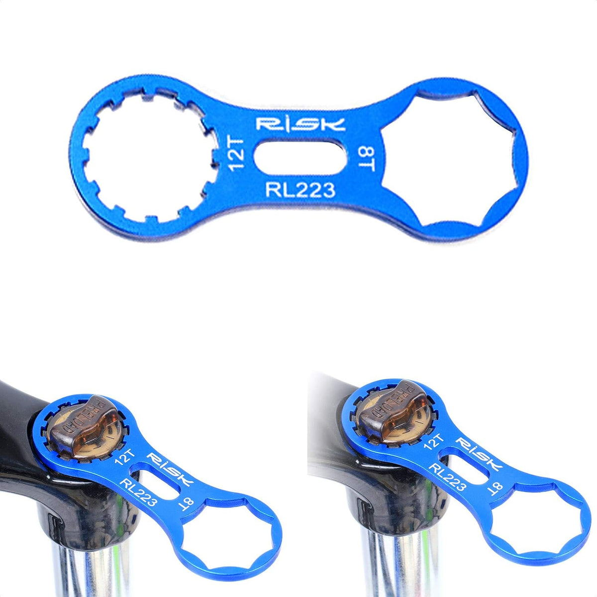 VANICE Bicycle Fork Wrench for Suntour XCM XCR XCT RST Suspension Cap