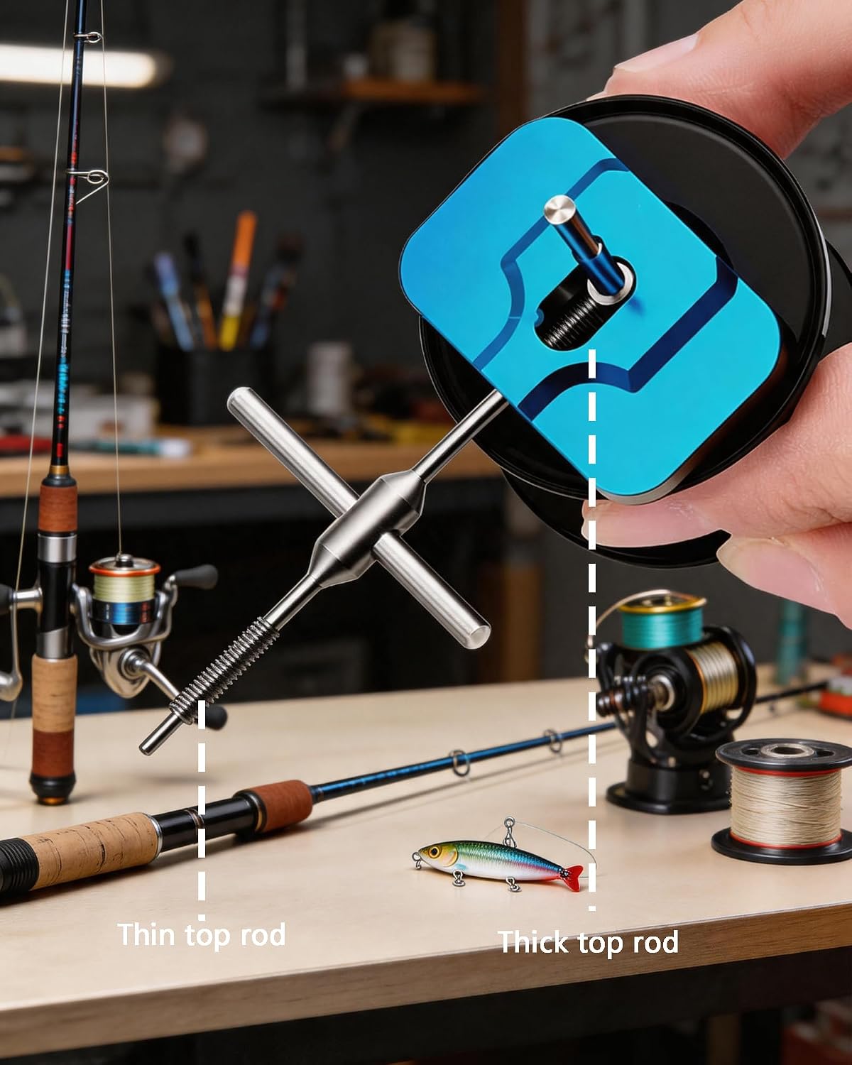 4-Pack Fishing Reel Maintenance Tool Set Bearing Removal & Installation Kit