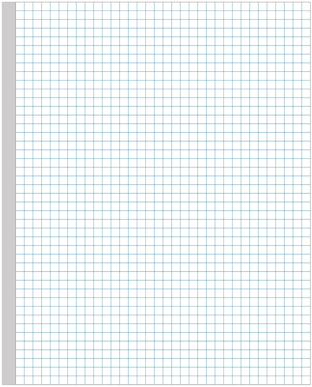 A4 TUL Discbound Grid Filler Paper - 11 Disc Graph Paper