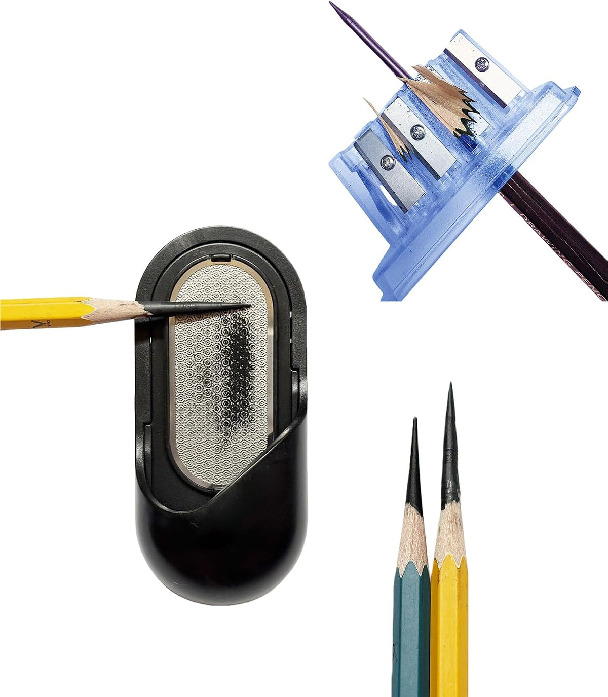 4-Hole Art Pencil Sharpener,Sketch Sharpener,Long Lead Grinding Tool