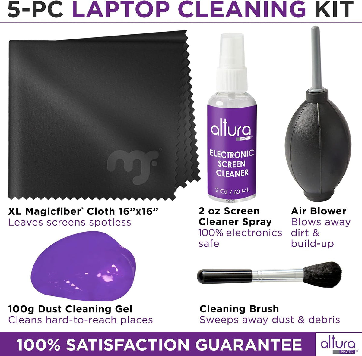 Altura Photo Keyboard Cleaner & Laptop Cleaning Kit for Computer, MacBook
