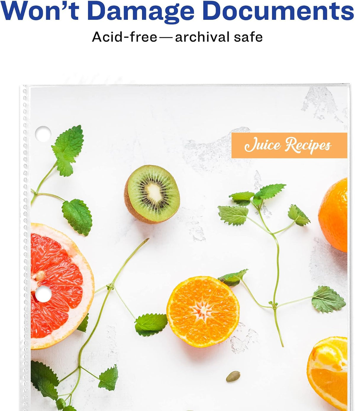 Avery Non-Glare Page-Size Sheet Protectors, Pre-Punched for Use with Tab Dividers