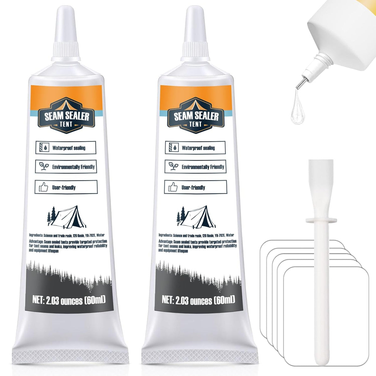 120ml Tent Seam Sealer, Repair Damaged/Seam Sealer Tent Fabric