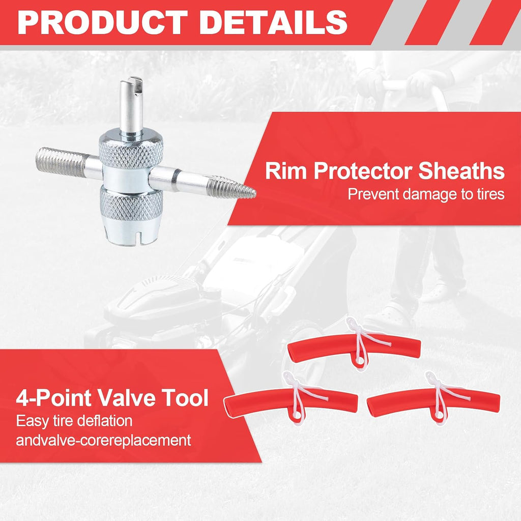 15" Tire Spoons Kit, Tire Changing Tool for Motorcycles, Dirt Bikes, Lawn Mowers and More