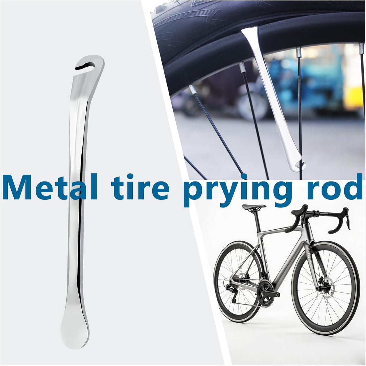 9Pcs Bike Spoke Wrench Tool Kit Bicycle Tire Levers Rim Truing Repair Tools Set Spoke