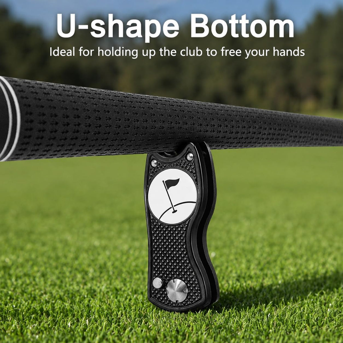 2 Pack Golf Divot Repair Tool with Magnetic Ball Marker