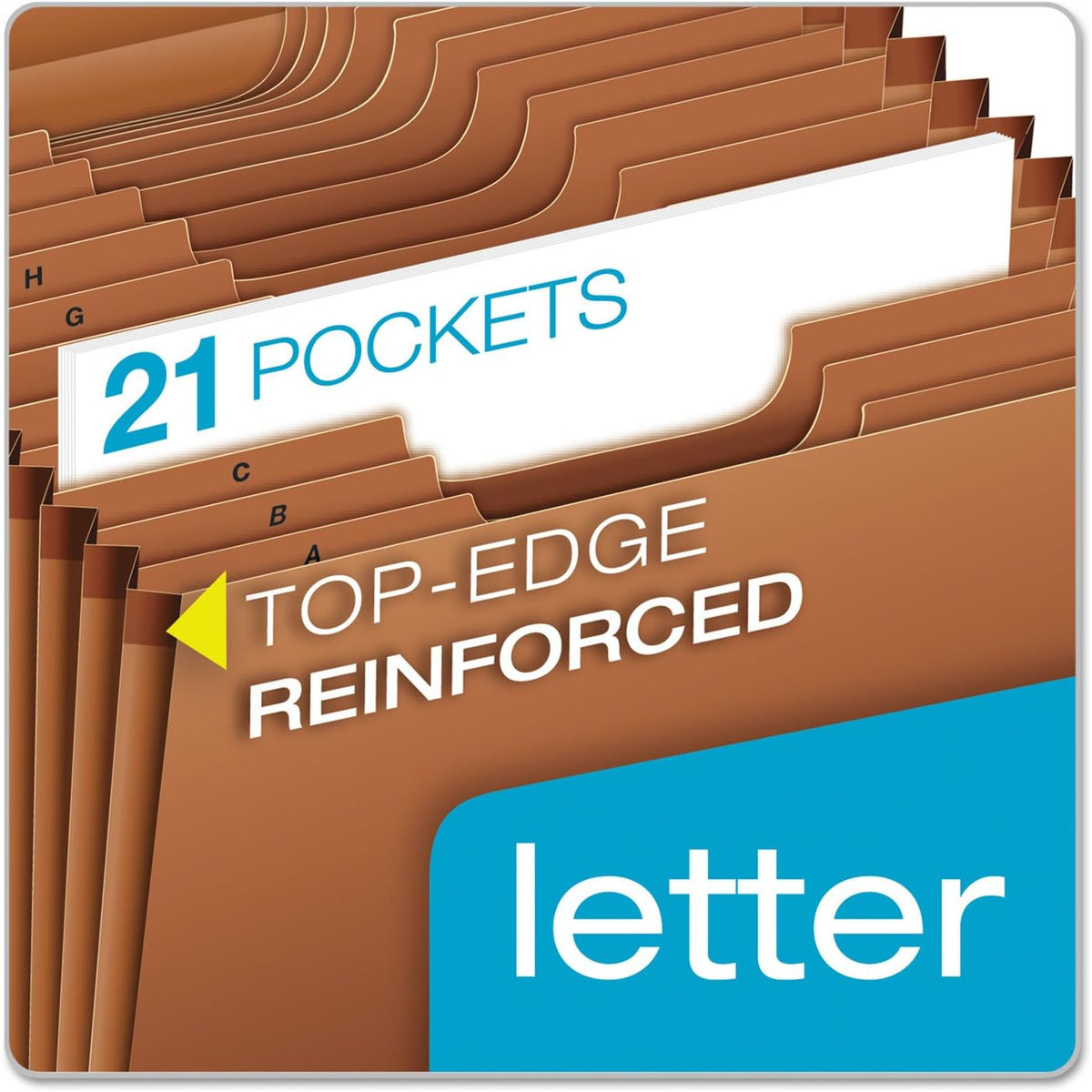Pendaflex Heavy Duty Expanding File with Extra-Thick Cover, Tyvek Reinforced Edges