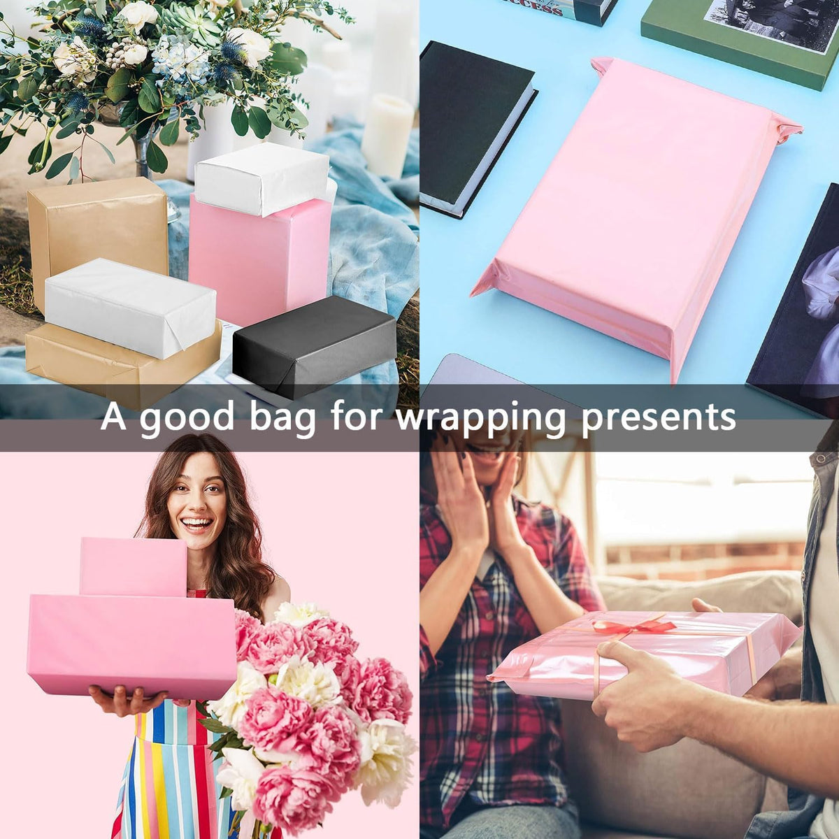 10x13" Poly Mailers 100PCS, 5-Layer Self-Seal Waterproof Shipping Bags for Clothes, Books