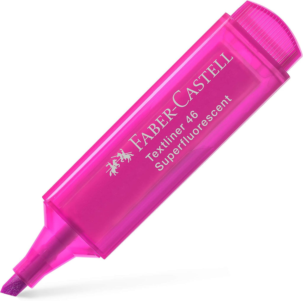 Faber-Castell Fluorescent Highlighters, 8 Neon Colors
