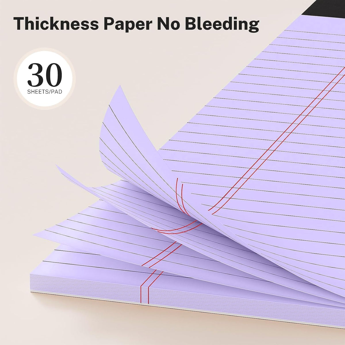 8.5 x 11 Legal Pads, Colored Legal Pads, Wide Ruled, 12 Pack Note Pads 8.5 x 11