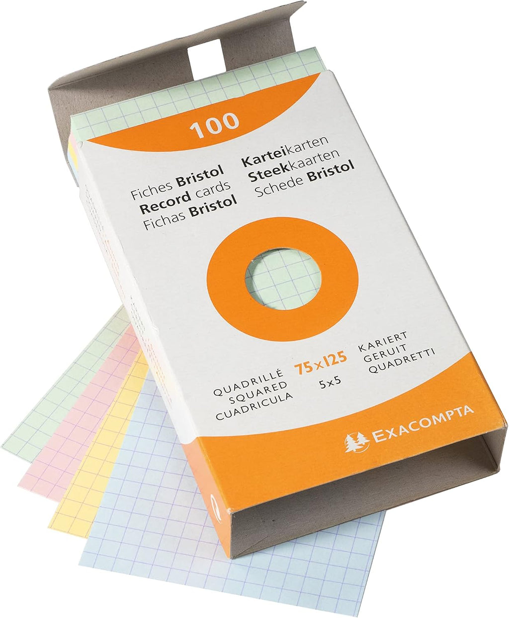 Exacompta Index Cards 3X5 Inch 100Pk