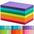 Index Cards 301-Count 3x5 Inch,178GSM Heavyweight Set of 7 Fluorescent Colors Paper