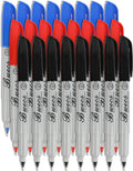 Buecs Permanent Markers, 24 Count Ultra Fine Point Permanent Markers, 3 colors