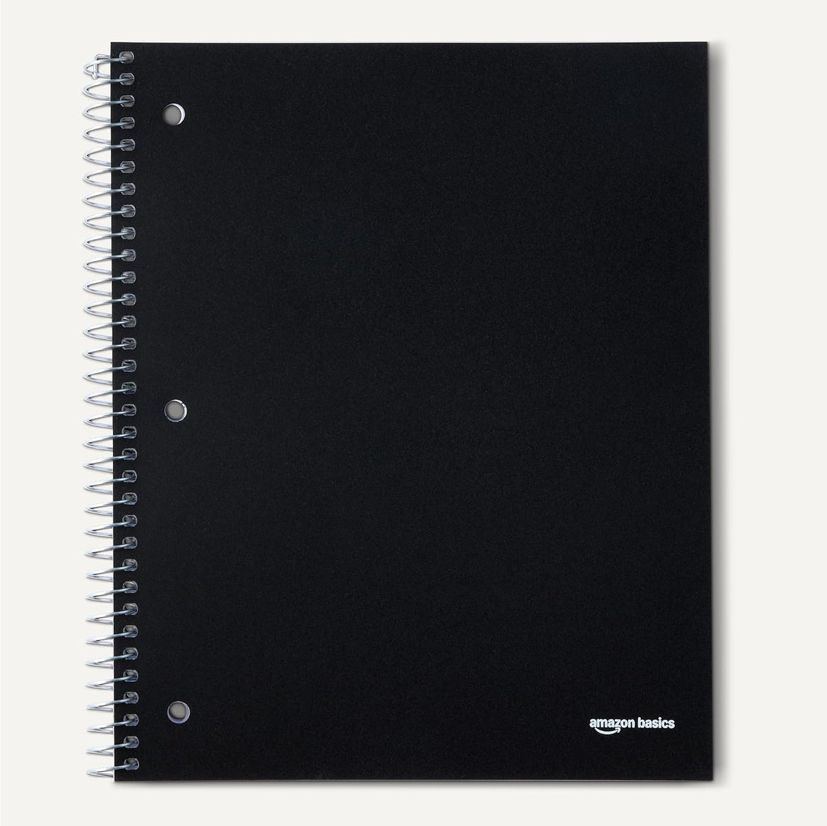Amazon Basics 1 Subject College Ruled Spiral Notebook, Poly Cover,100 Sheets, 9" x 11"