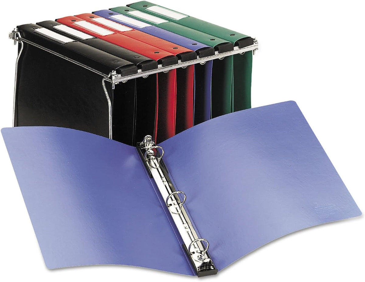 Avery® Hanging Storage 3 Ring Binder, 1" Round Rings, 1 Black Binder