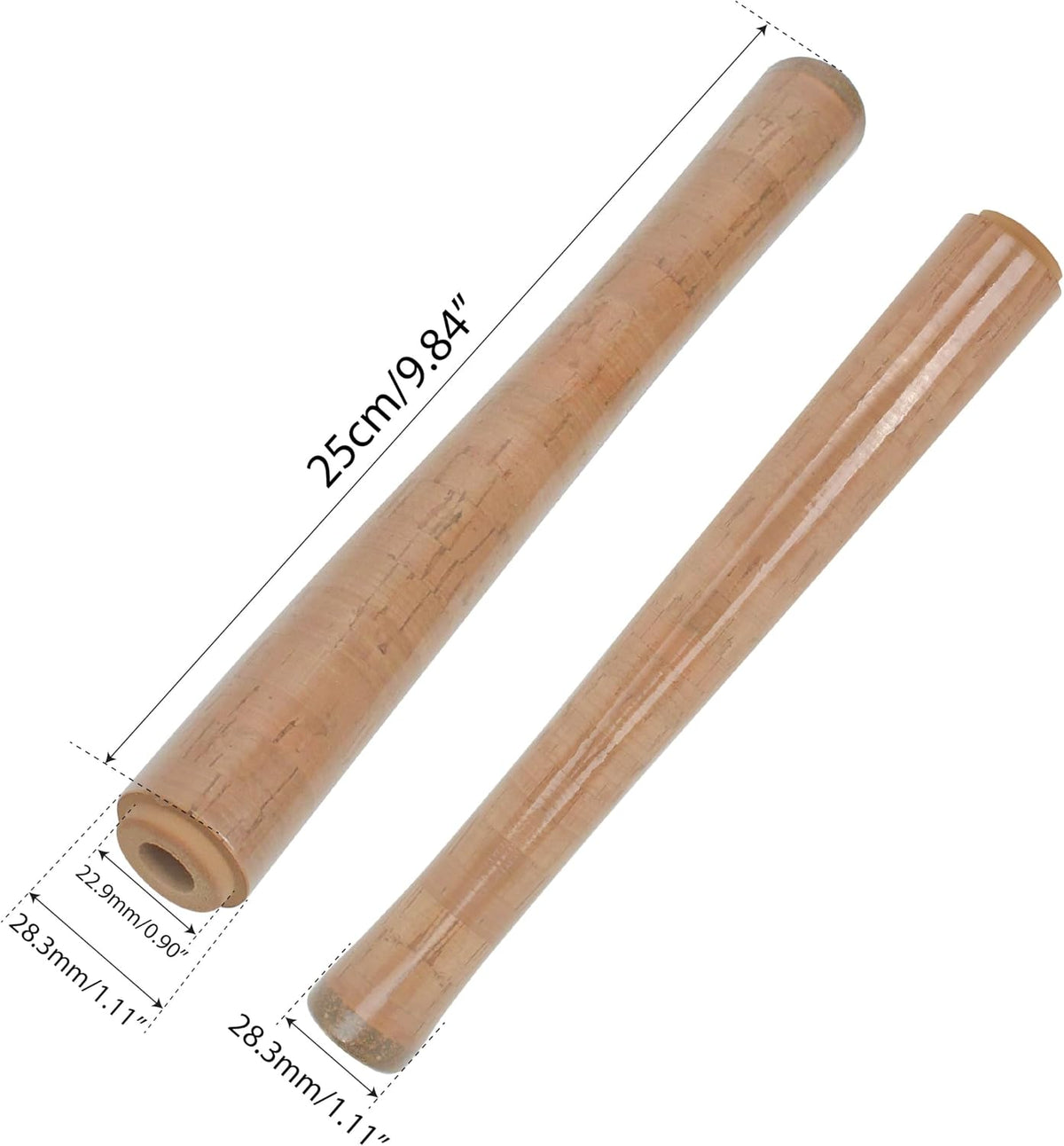 3pcs Fishing Rod Cork Handle Replacement Building Supplies